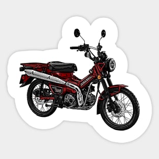 Trail 125 Motorcycle Art Sticker